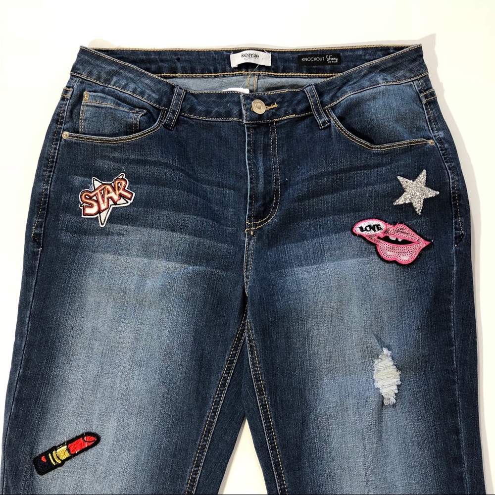NWT Kensie Knockout Skinny Mid Rise Stretch Jeans